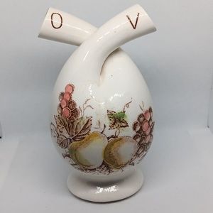 Rare Vtg 1930 Japan Nasco Oil & Vinegar Cruet